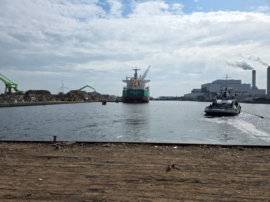 Werklocatie in de haven